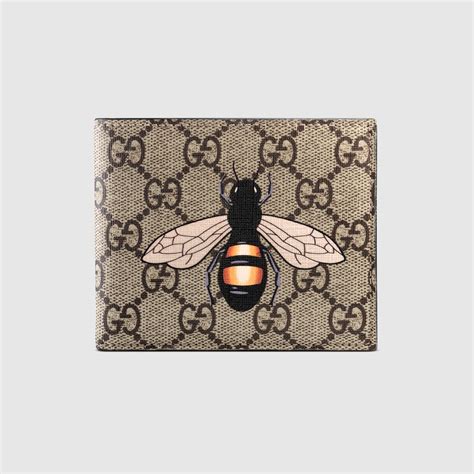 gucci bee card wallet|Gucci bee wallet price.